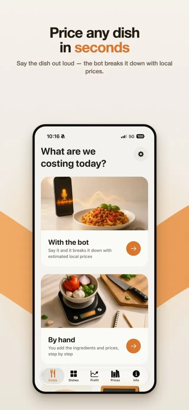 Gastronomie – App-Beispiel